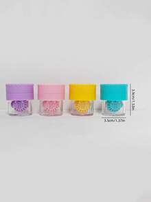 1pc Semi-Automatic Cleaner, Corneal Contact Lens Cleaning Box, Manual Glasses Cleaner - Multicolor - View 11