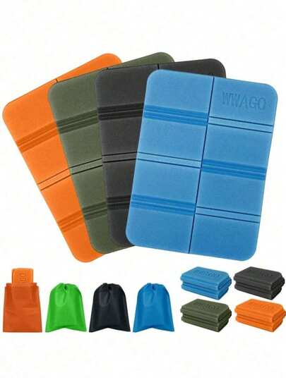 1pc Portable Foldable Outdoor Picnic Seat Cushion, Waterproof Music Festival Stadium Cushion, Ultralight Camping Foam Pad, Space-Saving For Camping, Picnic, Hiking, Outing, Park Activities