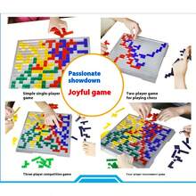 1 pieza Último juego de mesa de rompecabezas popular y nuevo (versión en inglés), adecuado para reuniones familiares, 2 jugadores/4 jugadores. -Regalo perfecto-Regalo de cumpleaños-Regalo ideal-Regalo sorpresa-Regalo festivo-Regalo de temporada-Regalo de Halloween-Regalo de Navidad-Regalo exquisito para amantes de los juegos-Regalo-Regalo de Pascua - Multicolor - Ver 4