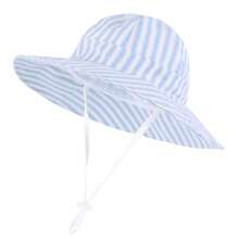 Baby Sun Hat Toddler Sun Protection Bucket Hats For Boys Girls Infant Wide Brim Beach Hat Baby Bucket Hat - Sun Hat With Wide and Narrow Stripes - View 23