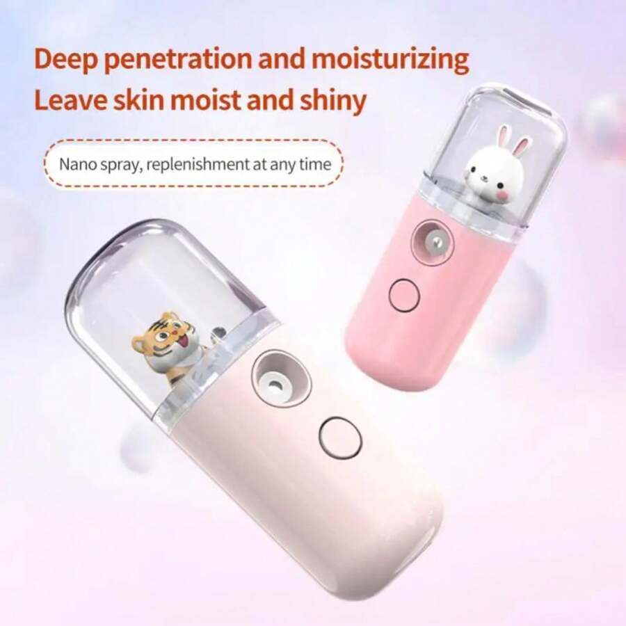 Rabbit & Tiger-pulverizador creativo, USB humidificador, vaporizador, nebulizador, instrumentos de belleza hidratantes, cuidado de la piel QRYY - Estilo C - Ver 1
