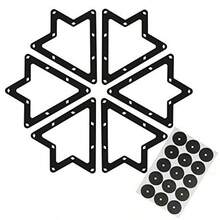 Pack Of 6 Sheets Magic Ball Rack Billiards Ball Rack Holder Sheet Accessories For 9 Ball And 10 Ball Combo Pack And Snooker Plus 15 Pcs Pool Table Marker Dotsgift - as pic - View 8