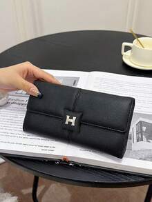 2026 橙色长款钱包：优雅的 PU 皮革长款钱包，配有 H 型搭扣，适合办公和旅行，大容量 PU 皮革钱包，适合作为送给妈妈和老师的礼物，时尚的橙色 PU 皮革钱包：多卡位设计，适合工作场所和日常使用，新款 H 型搭扣长款手拿包：耐用的 PU 皮革，是工作、旅行和节日礼物的理想之选，灵感源自奢侈品牌长款钱包：H 型搭扣设计，适合办公、旅行和特殊场合。 - 多色 - 查看 10