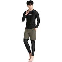 Men Plus Size Swim Rashguards - / - View 2