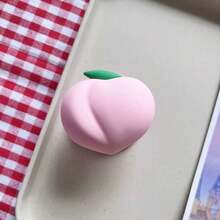 Cartoon Silicone Magnetic Phone Holder, Flower, Fruit, Cow Pattern Phone Grip Air Cushion Foldable Stand, Phone & Tablet Rear Support Bracket - Multicolor - View 11