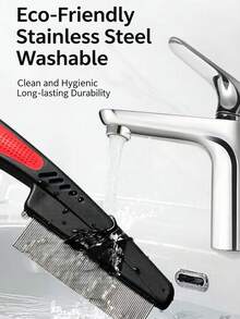 1pc Scalp Deep Cleaning Hair Brush, Compact Tooth Dandruff Brush To Remove Lice, Long Handled Beauty Brush, Cat Hair Removal Brush, Dog Hair Removal Tool, Multifunctional Comb - Multicolor - View 4