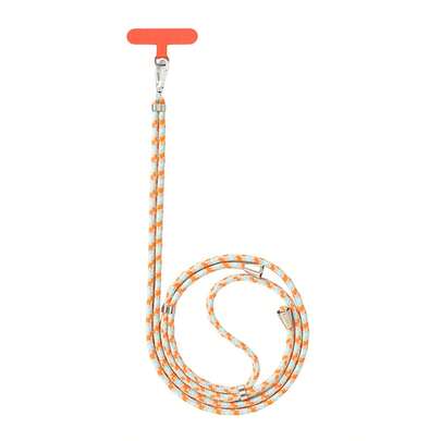 1条可调节斜挎手机挂绳，安全防丢手机带，带卡槽