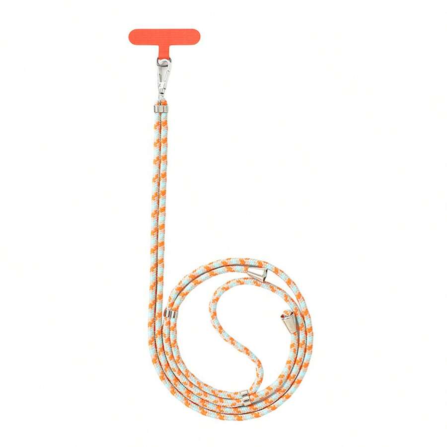 1条可调节斜挎手机挂绳，安全防丢手机带，带卡槽 - 彩色 - 查看 1