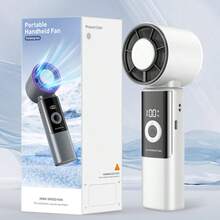2026新款199速迷你手持风扇，小型便携式USB充电风扇，轻巧口袋风扇，可佩戴颈挂式风扇 - 手持 - 查看 12