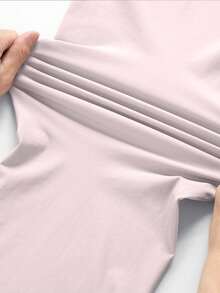 1pc Women's Lightweight Ice Silk Sports Jogger Pants, Breathable Casual Trousers Suitable For Outdoor Recreation, Hiking - Hot Pink - View 10
