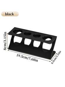 1个浴室台面牙刷架，黑白两色可选，多功能家用浴室配件，旅行牙刷架和桌面收纳架 - 彩色 - 查看 4