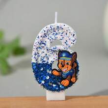 Themed Party Candles, Cute Puppy Birthday Candles, Anniversary Celebration Candles, Themed Party Candles, Birthday Candles, Holiday Party Candles, 0-9 Numeric Birthday Candles - Multicolor - View 8