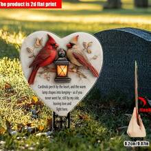 2D Acrylic, 1pc Red Robed Bishop Yard Stake Decor, No Power Needed, Lightweight Outdoor/Indoor Decoration Suitable For Halloween, Christmas, Garden, Lawn, Fence, Spring Decor, Suitable For Cemetery, Lawn, Outdoor Decoration - A - View 5