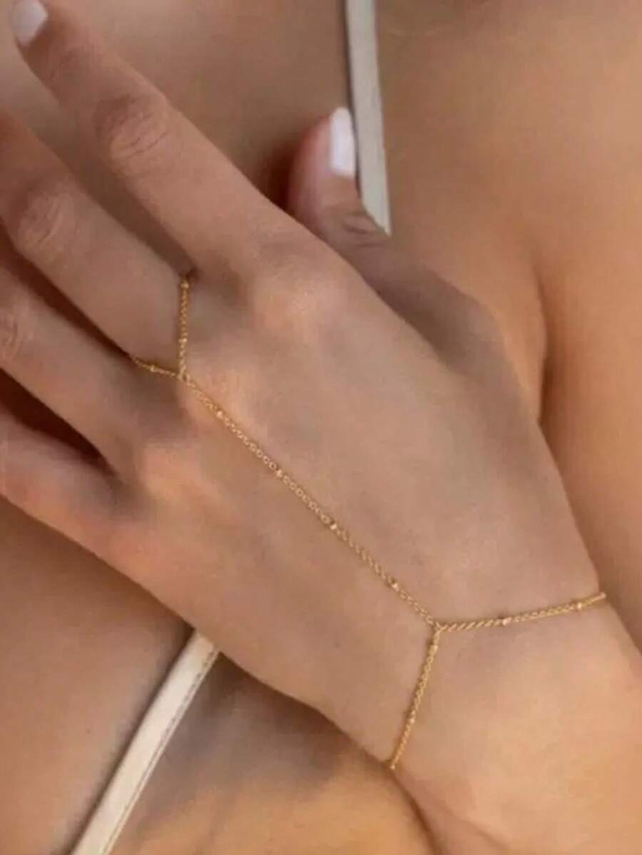 Vòng tay hình găng tay dành cho nữ - Vàng - Xem 1