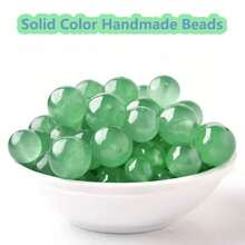 50pcs/10mm 30pcs/12mm Round Glass Beads, Multicolored Crystal Gemstone Beads, Round DIY Craft Beads, For Jewelry Making DIY Crafts, Handmade Necklaces, Bracelets, Phone Straps, Wedding Decorations, Adult Girls' Friendship Bracelets - Multicolor - View 15