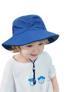 New Kids Bucket Hat, European And American Style Sun Hat, Breathable Quick-Dry Beach Hat For Boys And Girls, Adjustable Children's Bucket Hat - Hat - View 8