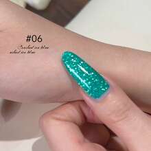 MIANEL 12ml Icy Blue Glitter Gel Nail Polish, 2026 New Arrival Super Shiny Nail Polish In Blue, White, Green, Red Colors, UV Gel Nail Polish Suitable For Spring, Valentine's Day, Professional Salon Use - Multicolor - View 21