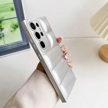 Süße brotförmige Makaron-Farbe 2025 neuestes Silikon-Handyhülle kompatibel mit Samsung Galaxy S25, S24, S24 Plus/S24+, S24 Ultra, S24 FE, S20, S21, S22, S23 und 11/11 Pro/11 Pro Max, 12/12 Pro/12 Pro Max, 13/13 Pro/13 Pro Max, 14/14 Pro/14 Pro Max, 15/15 Pro/15 Pro Max, 16/16 Pro/16 Pro Max, 16E mit Griff und militärischem Stoßschutz, G04/G05/G13/G14/G15/G22/G24/G32/G60/G85 - Silber - Übersicht 6