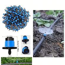 1/4" Adjustable Plastic Brass Mist Nozzle Set, With 4/7mm Drip Irrigation Sprayer Attachment, Suitable For Garden, Lawn, Vegetable Greenhouse Cooling - Sprayer - View 6