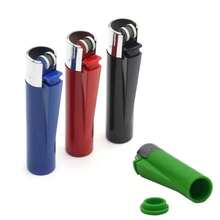 Lighter Shaped Hidden Safe. The Exterior Is Identical To A Real Lighter. The Bottom Has A Hidden Storage Compartment For Valuables. It Also Comes With A Hidden Storage Container For Secret Items (Lighter Fluid Not Included). - Round Lighter - View 6