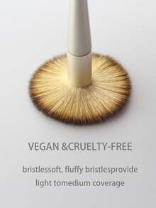 双头化妆刷，适用于涂抹粉底和遮瑕膏，打造喷枪妆效，采用纯素、无动物实验的刷毛制成 - 彩色 - 查看 5
