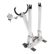 Bike Wheel Truing Stand Bicycle Rim Alignment Tool With Gauges For Repair And Maintenance Home Workshop - Silver - View 5