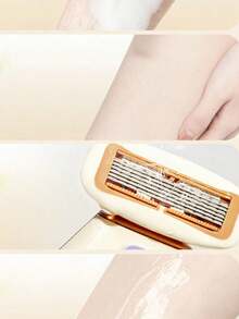 1/2/3 件装三色/多种规格可选女士脱毛剃刀，包括腋下、腿部和比基尼部位剃刀，便携式剃刀，多色手动剃刀，女士比基尼手动剃刀刀片，用于脱毛和剃须/6 层刀片 - 多色 - 查看 2