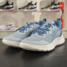 LI-NING SOFT COOL Men's Running Shoes Light Weight Sport Shoes Jogging Shoes Sneakers ARSU113 - Soft Gray Blue - View 2
