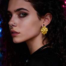 1件装心形夏季耳坠不锈钢耳扩耳钉耳洞扩耳器身体饰品女士新款耳环女士饰品礼物 - 心 - 查看 7