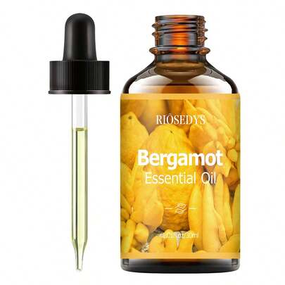 RIOSEDYS 30毫升佛手柑精油，散发浓郁佛手柑香气，适用于家用香薰机和加湿器，持久留香。是卧室、瑜伽室、香薰机、家用空气清新剂和车载空气清新剂的理想之选，也是馈赠佳品。