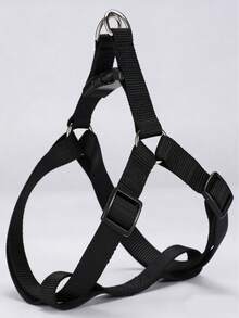 1件装狗狗胸背带牵引绳，背心式宠物牵引绳，适合所有品种，小型/中型/大型犬 - 黑色 - 查看 1