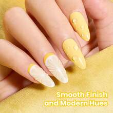 Beetles Yellow Gel Nail Polish Set - Sunny Pantry With Color Card, 6Colors HEMA FREE Yellow Gel Nail Polish Set 15ML/0.51FlOz - skafferi - Visa 5