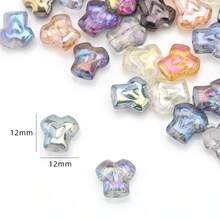 20颗12毫米T恤形状玻璃珠，可爱吊坠，适用于DIY珠宝、手机挂饰、钥匙扣和其他串珠项目 - 12mmT卹 - 查看 3