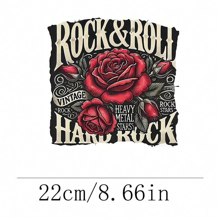 1/2/3pcs DIY Clothing, T-Shirt, Mask, Jeans, Backpack, Hat, Pillow - Convenient Heat Press Stickers, Personalized Style, Washable Heat Transfer Stickers - L - View 1