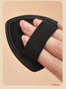 #47 Perfect Buffer Foundation Brush - Flawless Airbrushed Finish In Seconds! 1pc Cream Blush Angled Blush Makeup Brush Liquid Blush Makeup Tool - Black - View 10