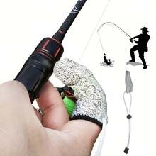 Professional Single-Finger Anti-Slip Non-Scratch Index Finger Glove, Outdoor Fishing Throwing Glove, Surfing Fishing Glove, Unisex - 灰色 - 查看 2