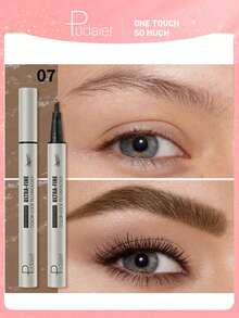 Pudaier 防水眉笔 - 液体眉笔，快速勾勒眉形，打造超细自然妆效，防水防汗，涂抹顺滑均匀，适合初学者，持久妆效 - 07 - 查看 1