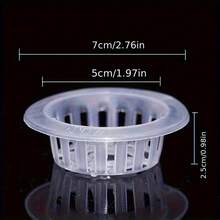 6pcs Hydroponic Vegetable Planting Baskets, Plastic Planting Baskets, Suitable For Balcony And Nursery Soilless Cultivation Dedicated Flower Pots - 6 Items - View 5