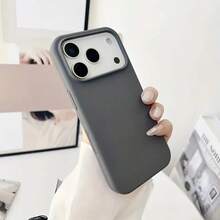 Original Silicone Phone Case For IPhone 17 Air 16 15 14 13 12 11 Pro Max Plus, Lightweight Design - Graphite Gray - View 4