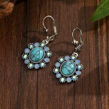 Fashion Unique Design Elegant And Exquisite Imitation Crystal Geometric Earrings Women's Jewelry Party Gifts - Black-1 - View 11