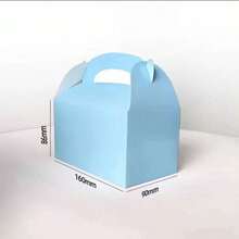 12/24 piezas Cajas de regalo de papel para fiesta, bolsas de regalo plegables adecuadas para joyería, dulces y envasado de postres - multicolor - Ver 8