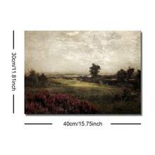 1 tấm tranh phong cảnh đồng cỏ cổ điển (có khung/không khung) trên vải canvas, tông màu trầm tối, cổ điển, phong cách nông thôn, thiên nhiên, tranh nghệ thuật mộc mạc trang trí nhà nông thôn, nhà tranh kiểu nông trại, tranh retro cho căn hộ, phòng khách, phòng ngủ, trang trí nhà hiện đại. - A - Xem 10