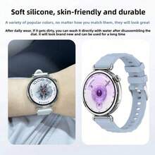 Correa de reloj deportiva de silicona de 18 mm compatible con Huawei Watch GT6 GT5 GT4 de 41 mm, accesorio de repuesto para smartwatch, fácil de instalar, suave y cómoda, duradera y de diseño a la moda - Multicolor - Ver 3
