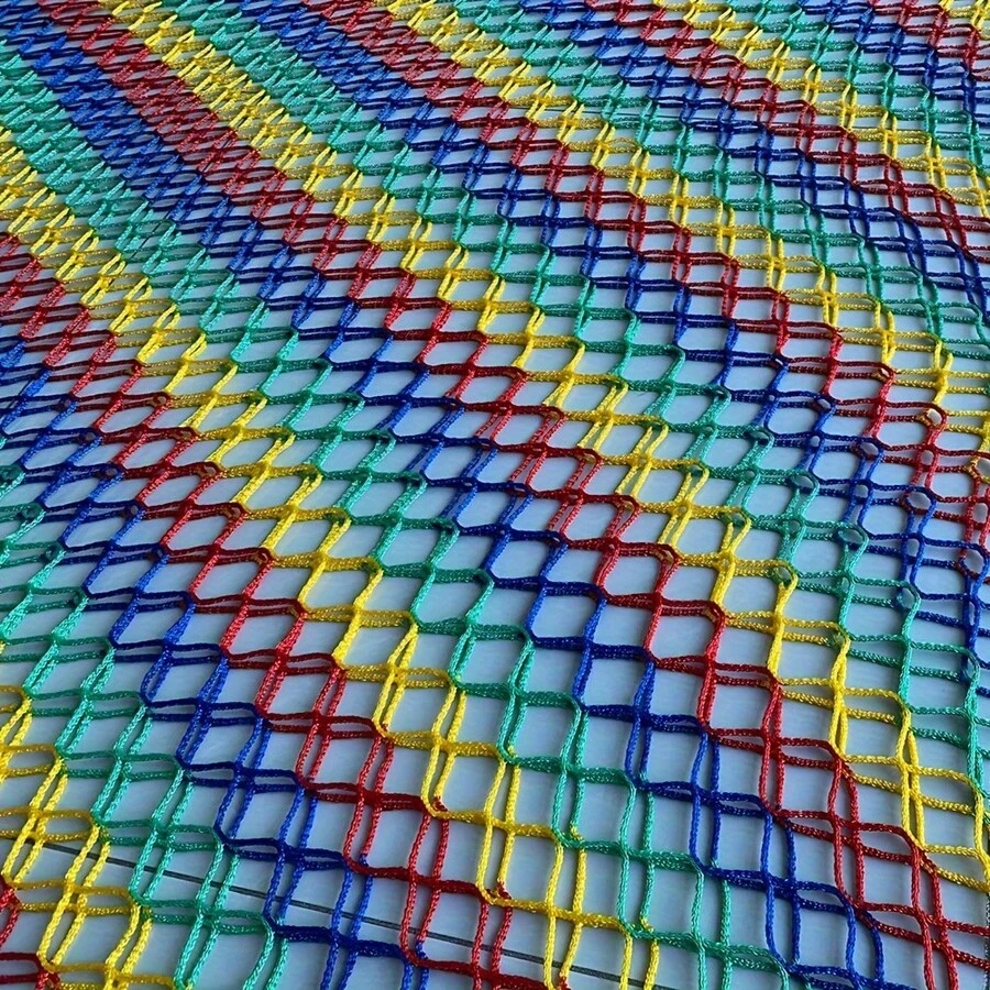 Red de cuerda protectora de alta resistencia de color, red de protección contra caídas para balcones, patios y escaleras, cerca de protección contra caídas para patios al aire libre, diseño de advertencia llamativo, material de nailon duradero, fácil instalación, adecuada tanto para uso doméstico como comercial.
