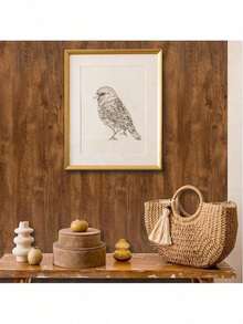 1卷经典棕色木纹壁纸，用途广泛，适用于卧室、客厅、家具翻新，防水、防潮、耐磨、遮盖力强，尺寸：45厘米 x 100厘米/300厘米/500厘米 - 棕色 - 查看 15