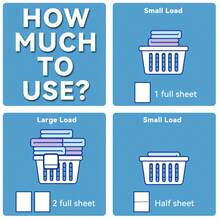 OBOVAY 120片装浓缩洗衣液，强力去污，持久留香，温和洗涤，抗菌，适用于商务旅行、户外活动、宿舍、居家清洁，可机洗 - 彩色 - 查看 6