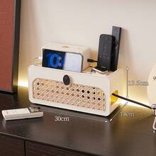 Media Storage - Milky White Small Size - View 1