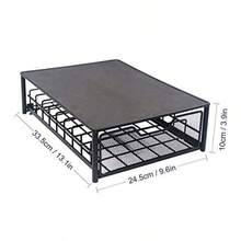 Coffee Pods Storage Drawer Compatible With Tassimo Pods Coffee Capsule Holder 54 Pcs Coffee Machine Stand With Pod Organiser Not Included Coffee Podsgtt - Black - View 3