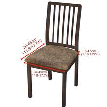1/4/6pcs Elastic Waterproof Dining Chair Covers, Dust & Scratch Proof, Universal Chair Protector Slipcovers, Durable & Stylish Seat Covers - Multicolor - View 10