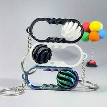 3pcs 3D Printed Rotating Collectible Toys, Made Of PLA Material, Creative Fidget Spinners, Suitable For Student Classroom Rewards And Various Holiday Gifts - Multicolor - View 7